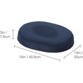 Healthsmart DMI Donut Seat Cushion, 16", Blue 513-8016-2400